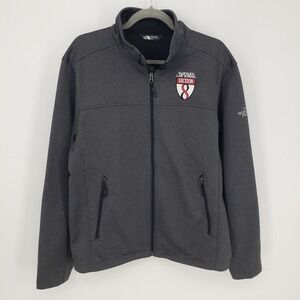 The North Face Harvard Law School Section 8 Men's Jacket M Medium Gray Fleece